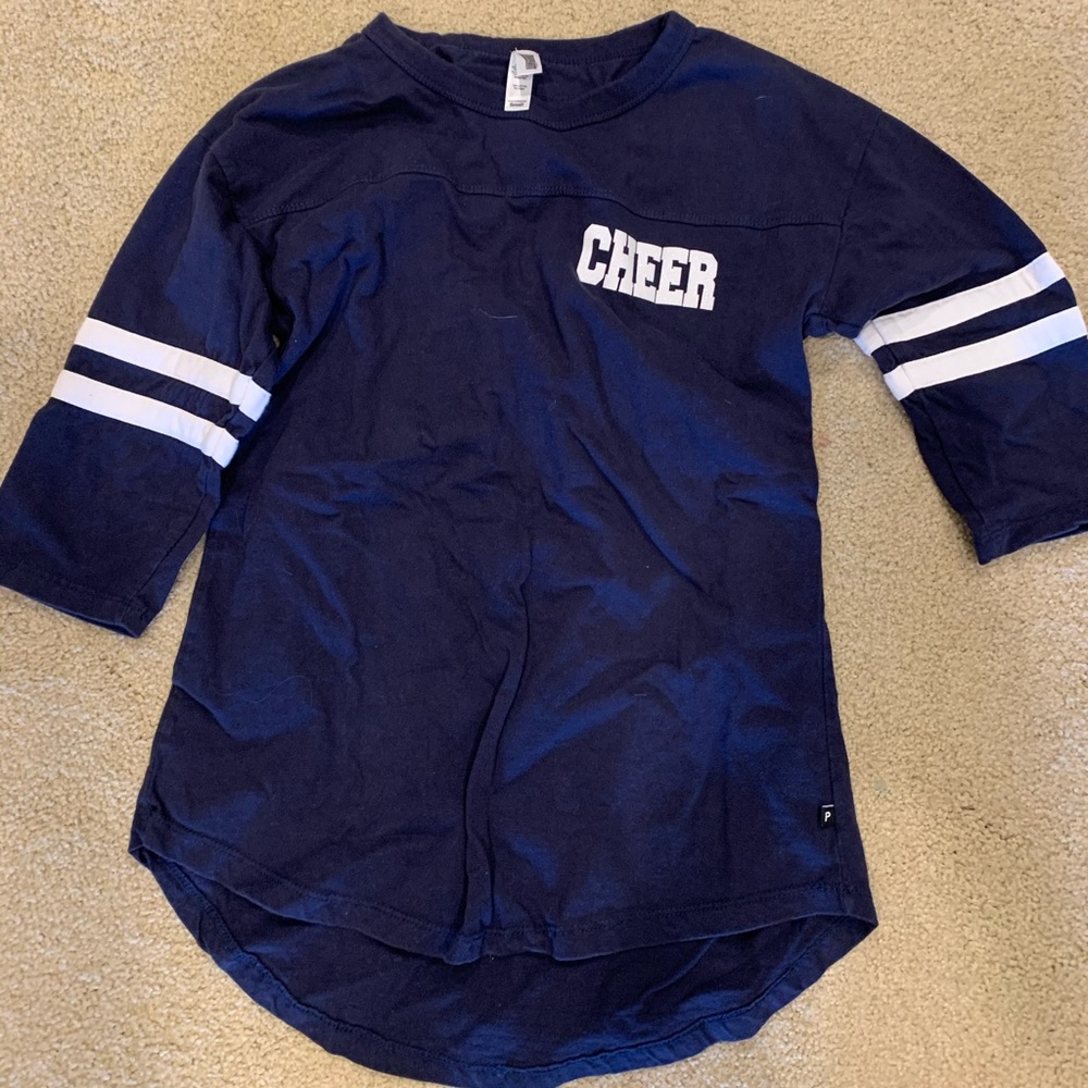 Cheerleader shirt “flyer”